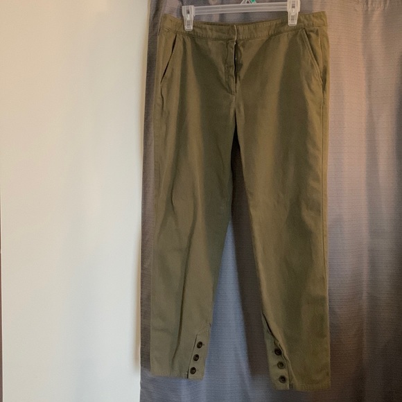 See By Chloe | Olive khaki trousers | Size 10 US/ 46 international - Picture 1 of 6